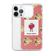Load image into Gallery viewer, 【iPhone】You Are Worthy- Phone Clear Case
