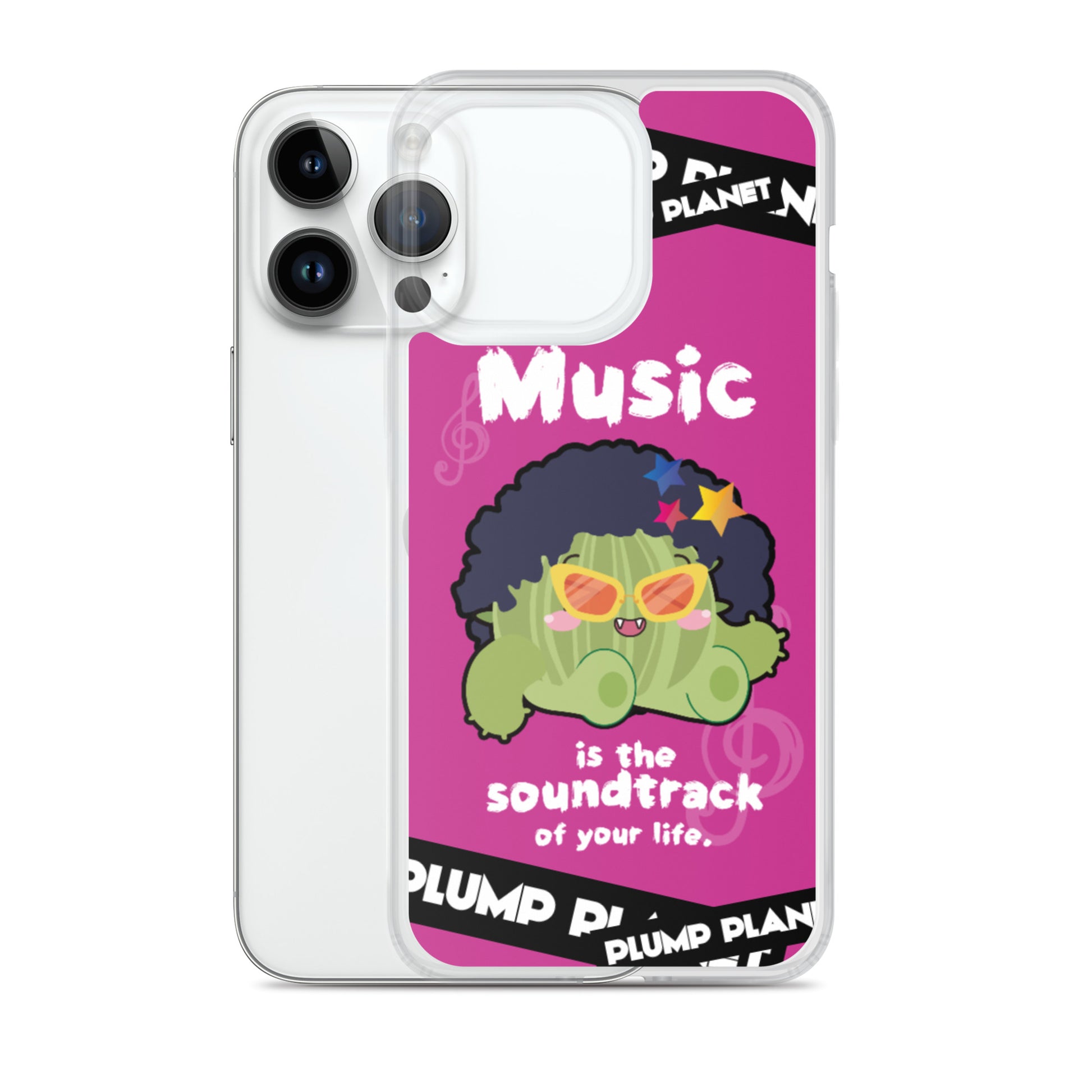 【iPhone】Music is the soundtrack of Life  - Phone Clear Case