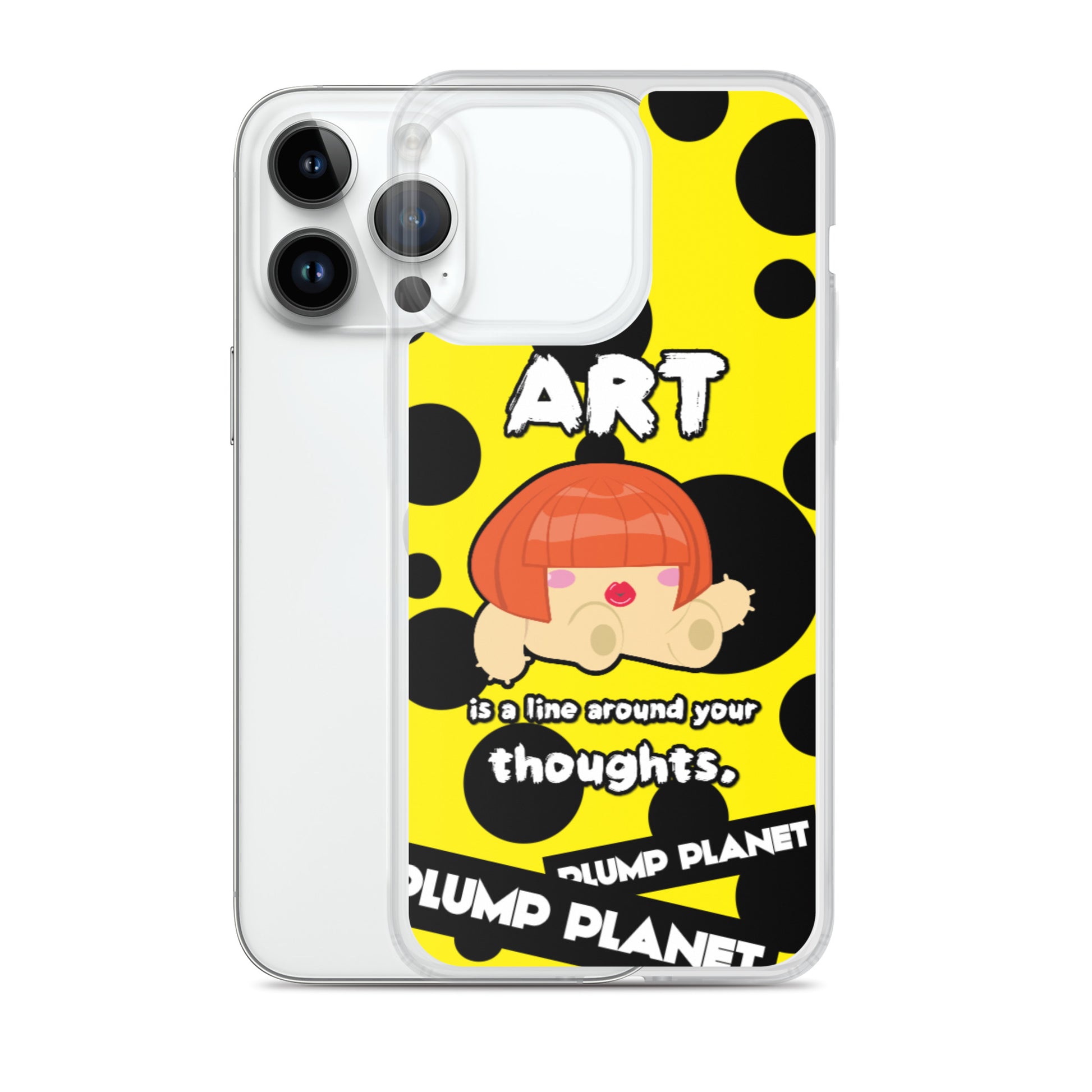 【iPhone】ART is a line around your thoughts  - Phone Clear Case