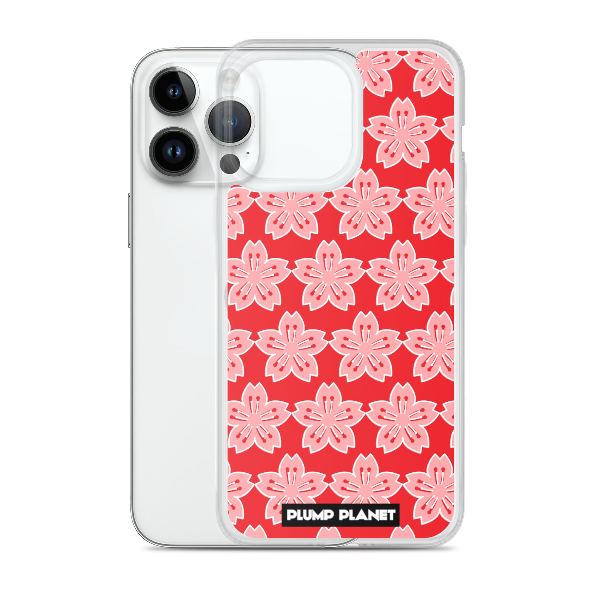 【iPhone】Sakura Flower Pattern Collection - Phone Clear Case