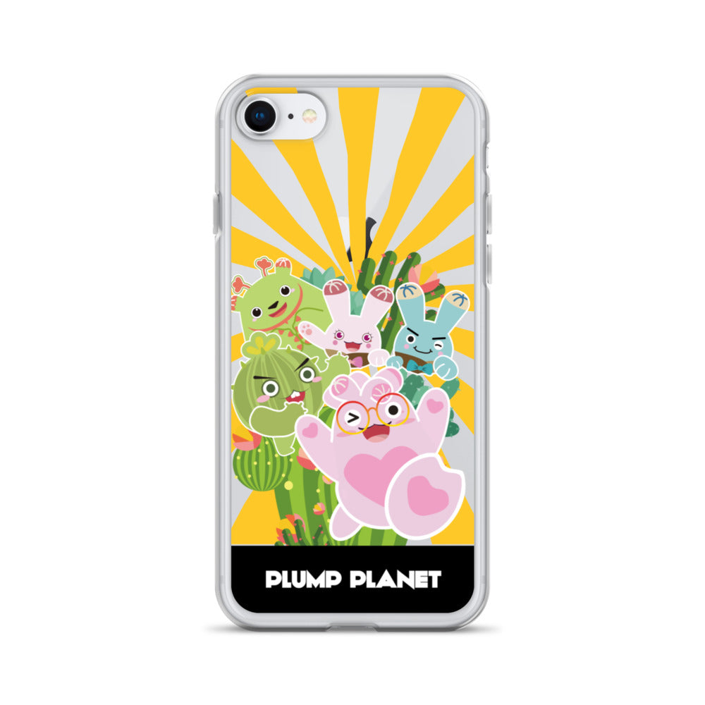 【iPhone】Plumo Planet Printing Stamp - Phone Clear Case