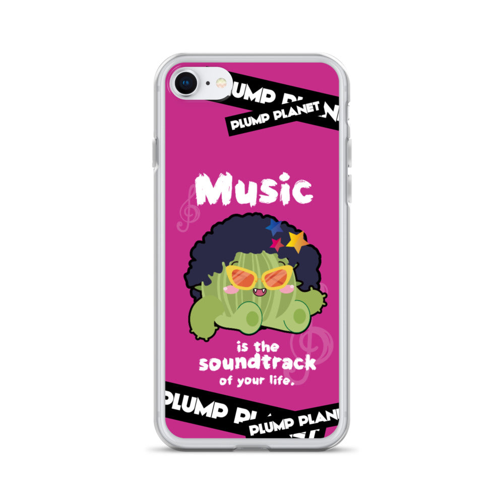 【iPhone】Music is the soundtrack of Life  - Phone Clear Case