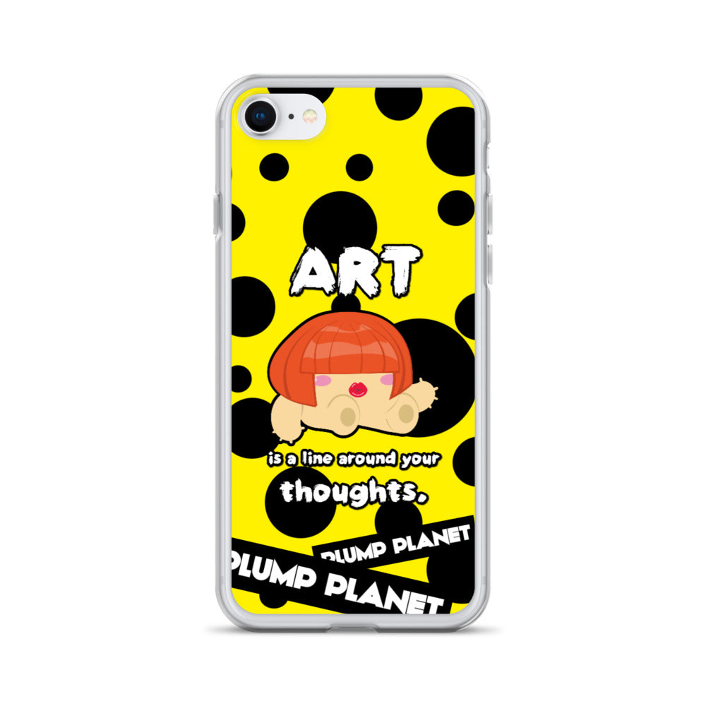 【iPhone】ART is a line around your thoughts  - Phone Clear Case