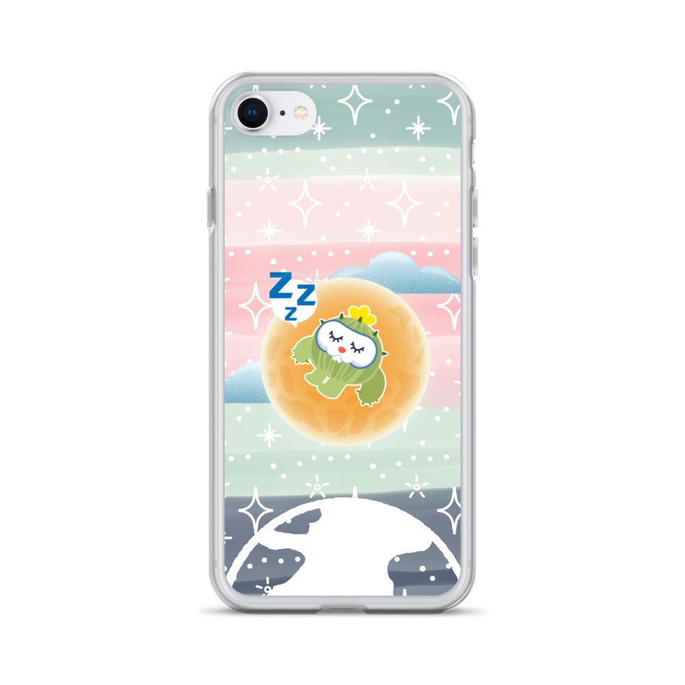 【iPhone】Sleeping on The Moon - Phone Clear Case