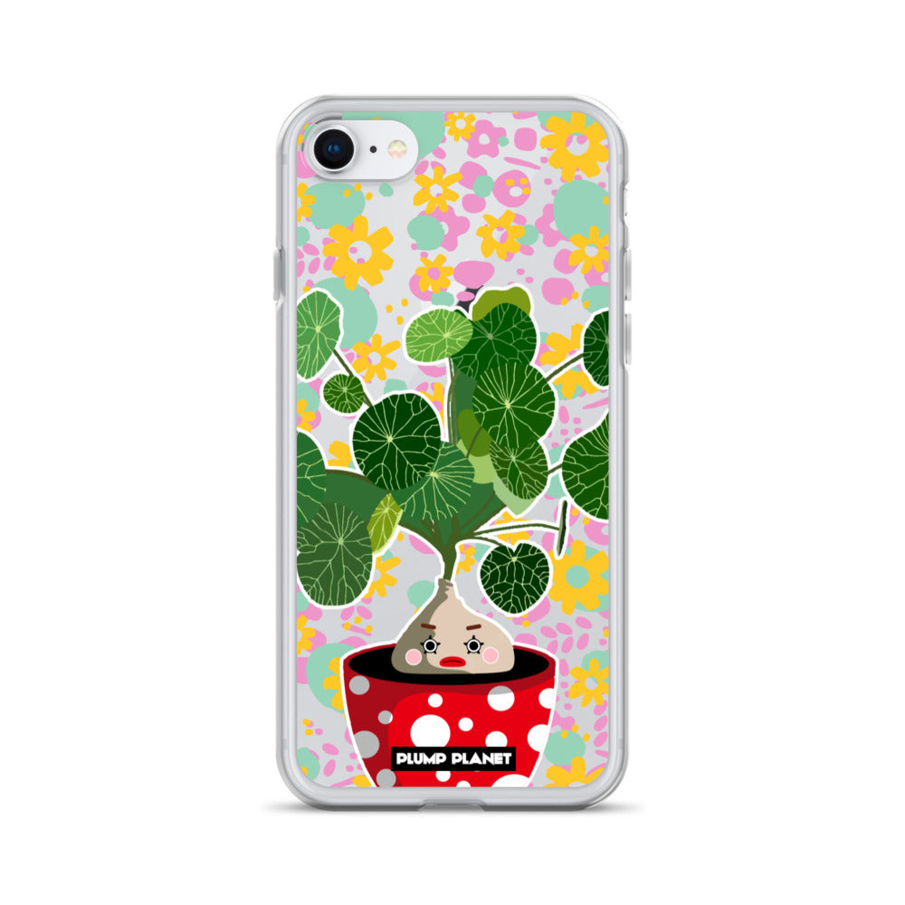 【iPhone】Colorful Forest Pot Plant - Phone Clear Case