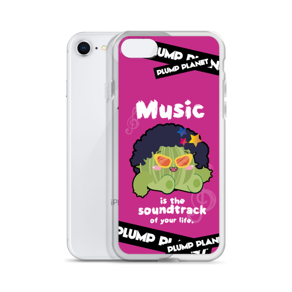 【iPhone】Music is the soundtrack of Life  - Phone Clear Case