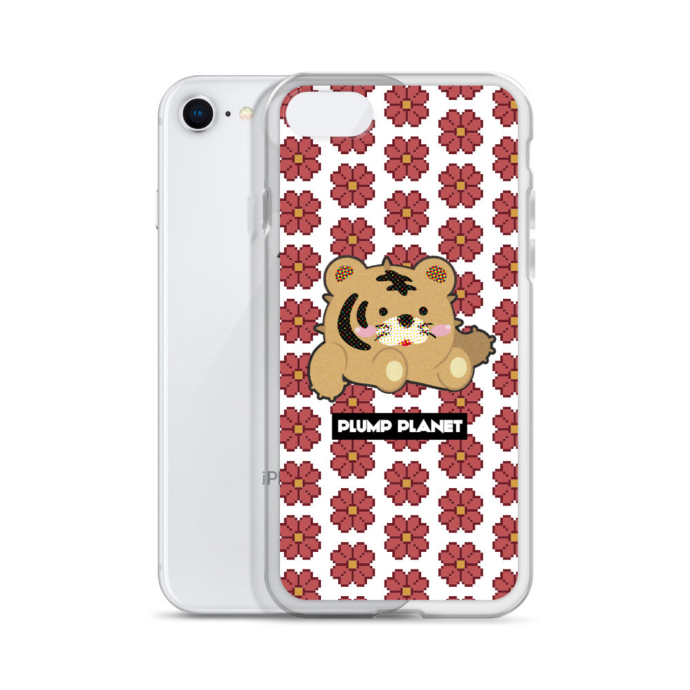 【iPhone】Pixel Cactus Tiger - Phone Clear Case