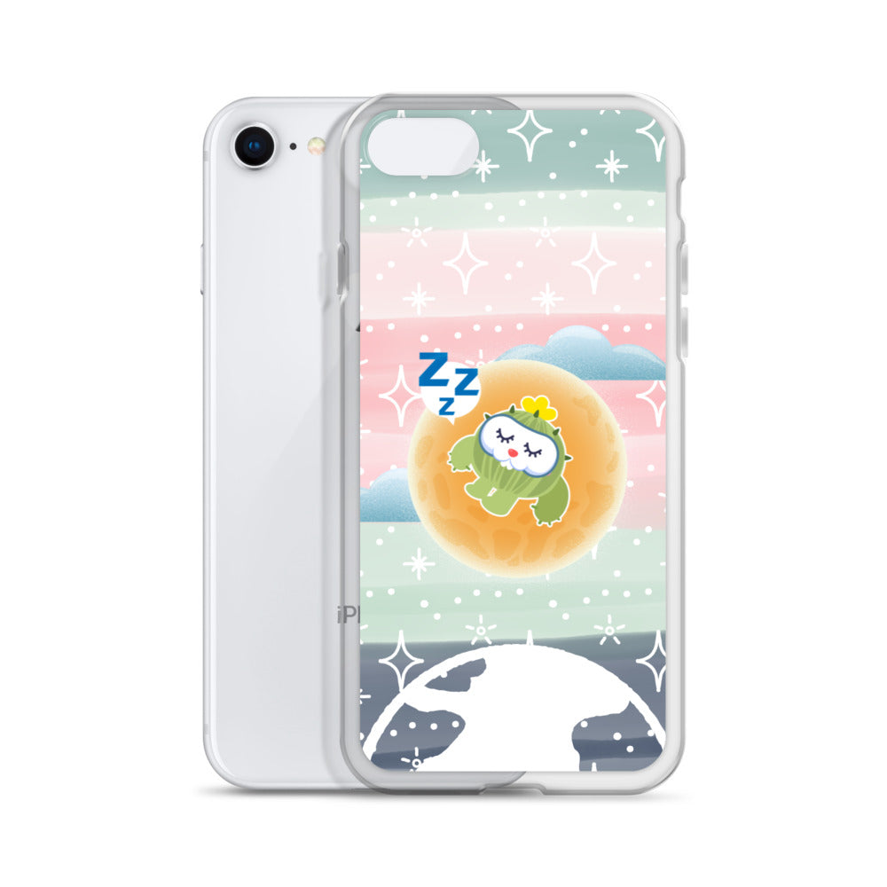 【iPhone】Sleeping on The Moon - Phone Clear Case