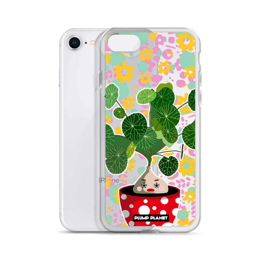 【iPhone】Colorful Forest Pot Plant - Phone Clear Case