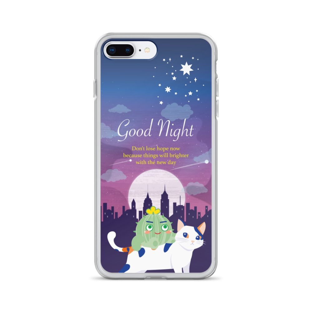 【iPhone】Good Night - Phone Clear Case