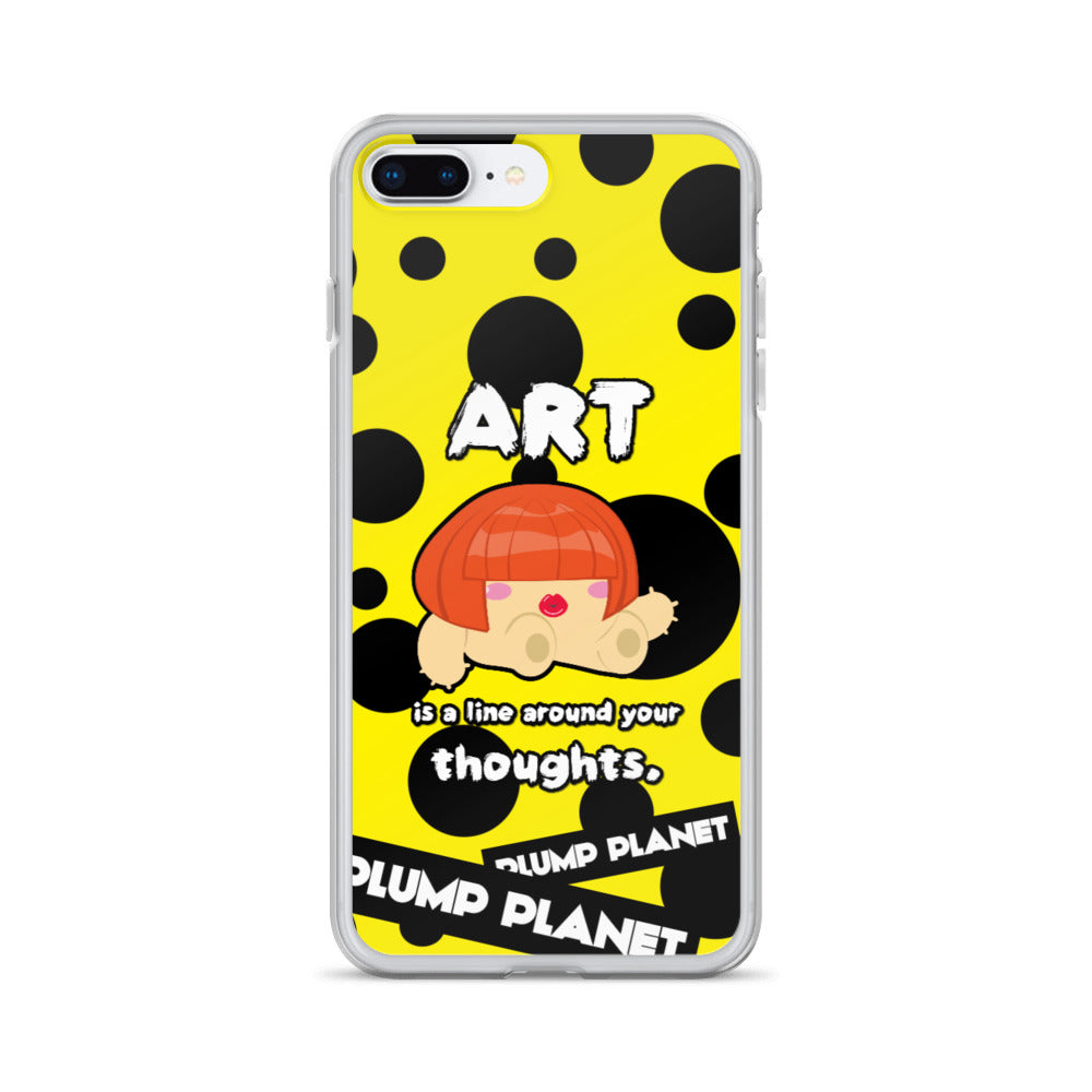 【iPhone】ART is a line around your thoughts  - Phone Clear Case