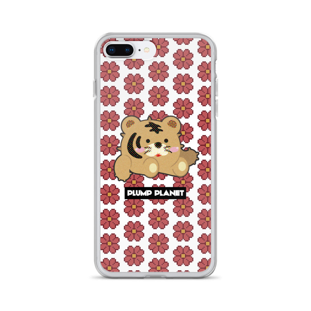 【iPhone】Pixel Cactus Tiger - Phone Clear Case