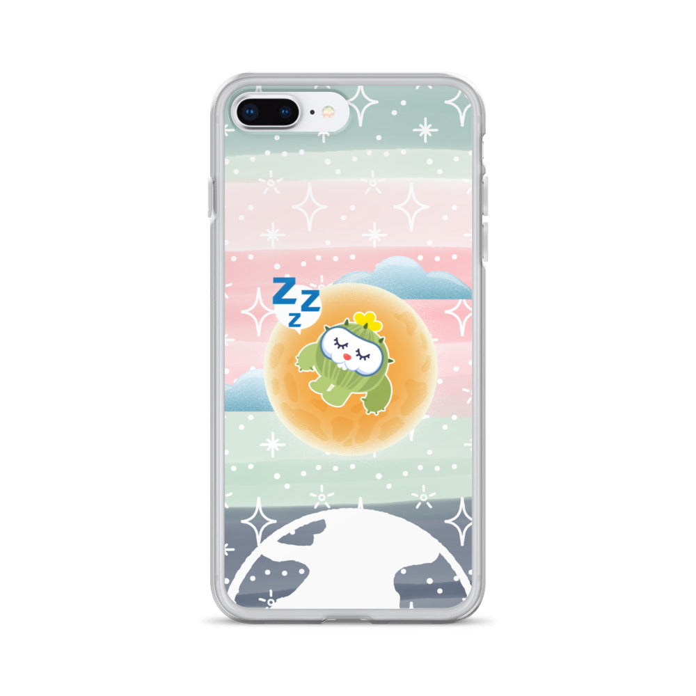 【iPhone】Sleeping on The Moon - Phone Clear Case