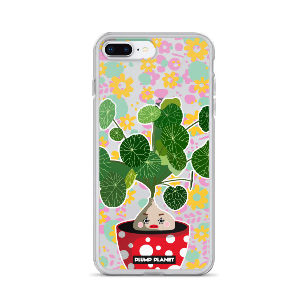 【iPhone】Colorful Forest Pot Plant - Phone Clear Case