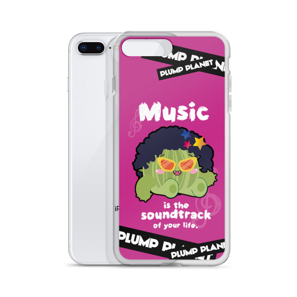 【iPhone】Music is the soundtrack of Life  - Phone Clear Case