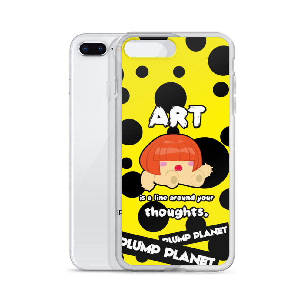 【iPhone】ART is a line around your thoughts  - Phone Clear Case