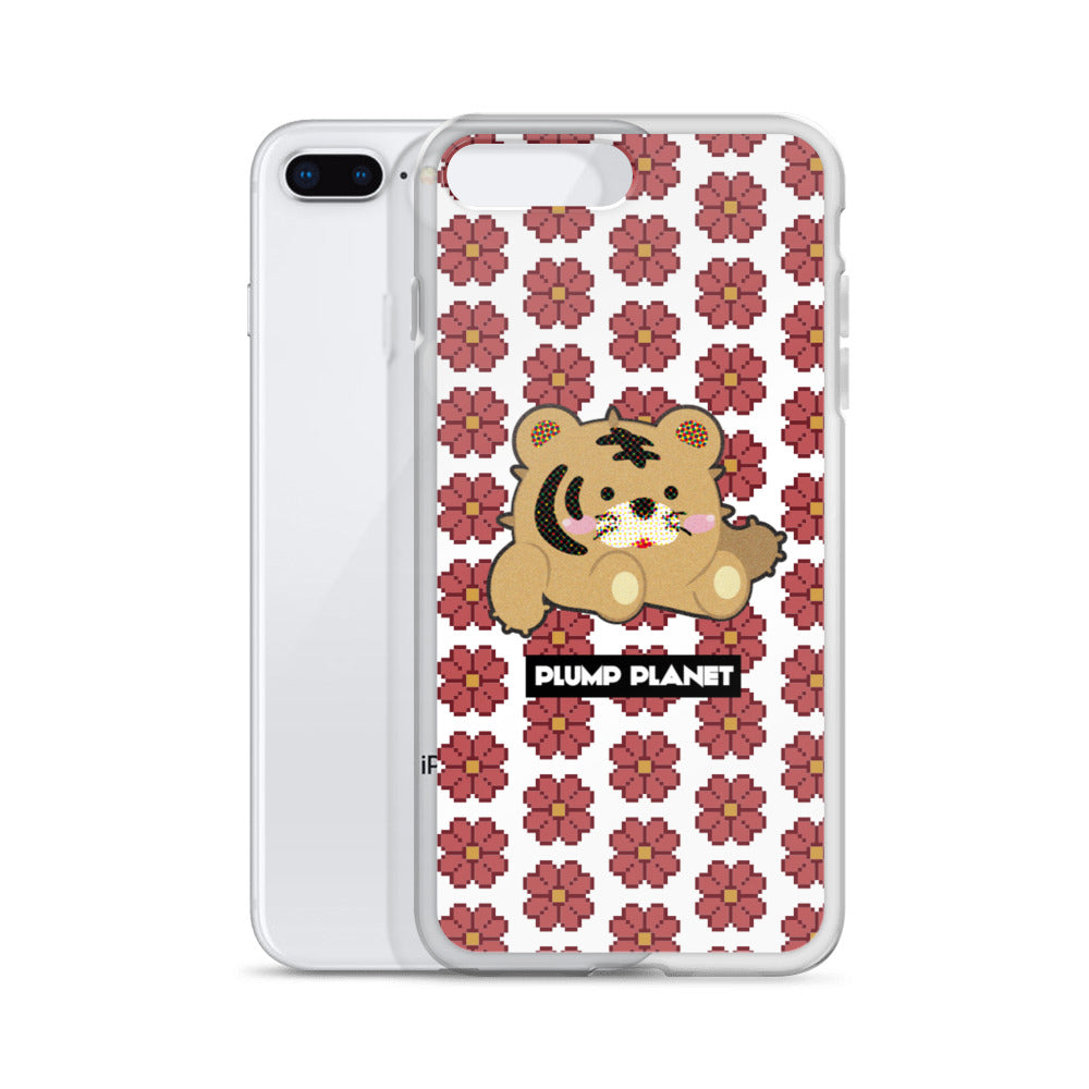 【iPhone】Pixel Cactus Tiger - Phone Clear Case