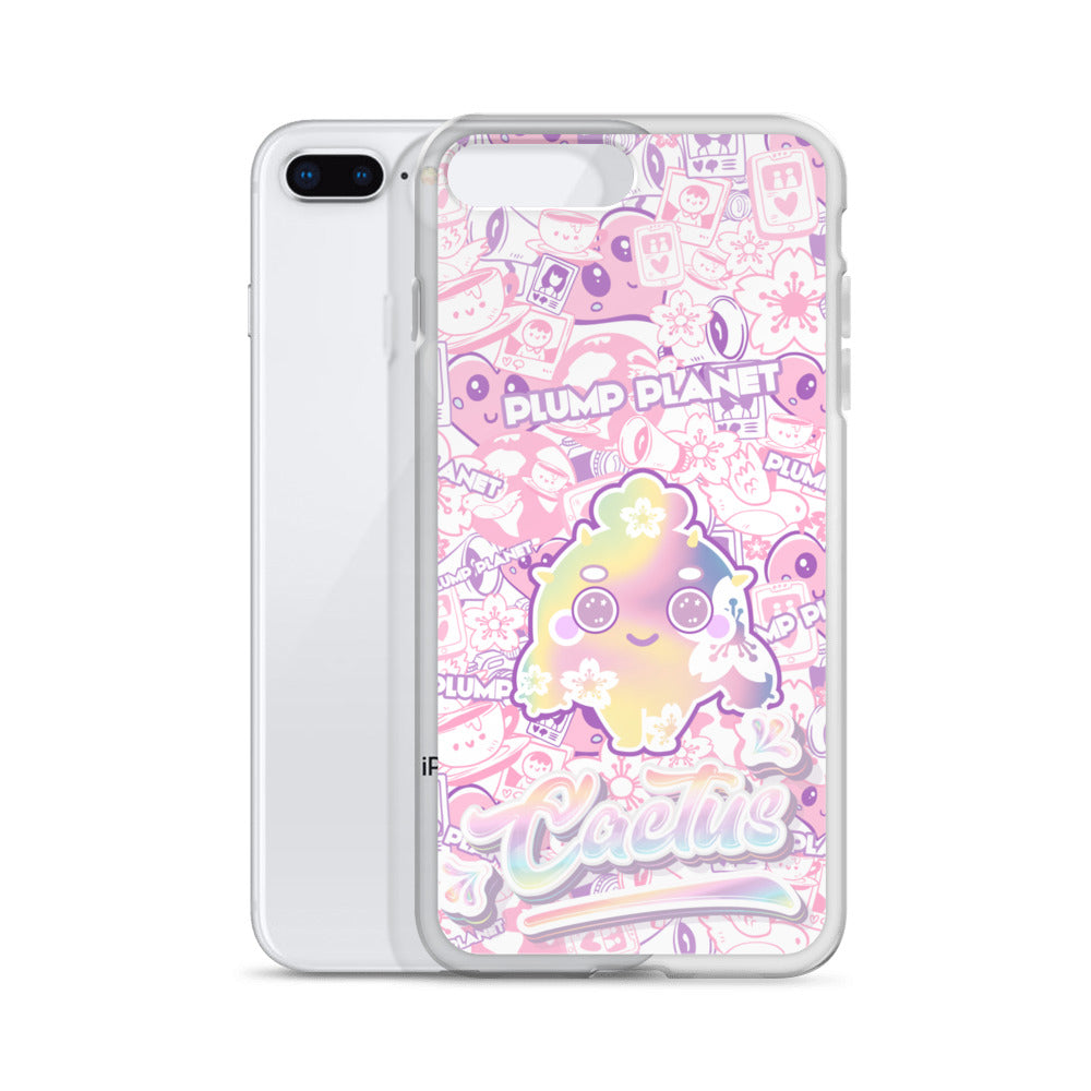 【iPhone】Sakura Pink Cactus - Phone Clear Case