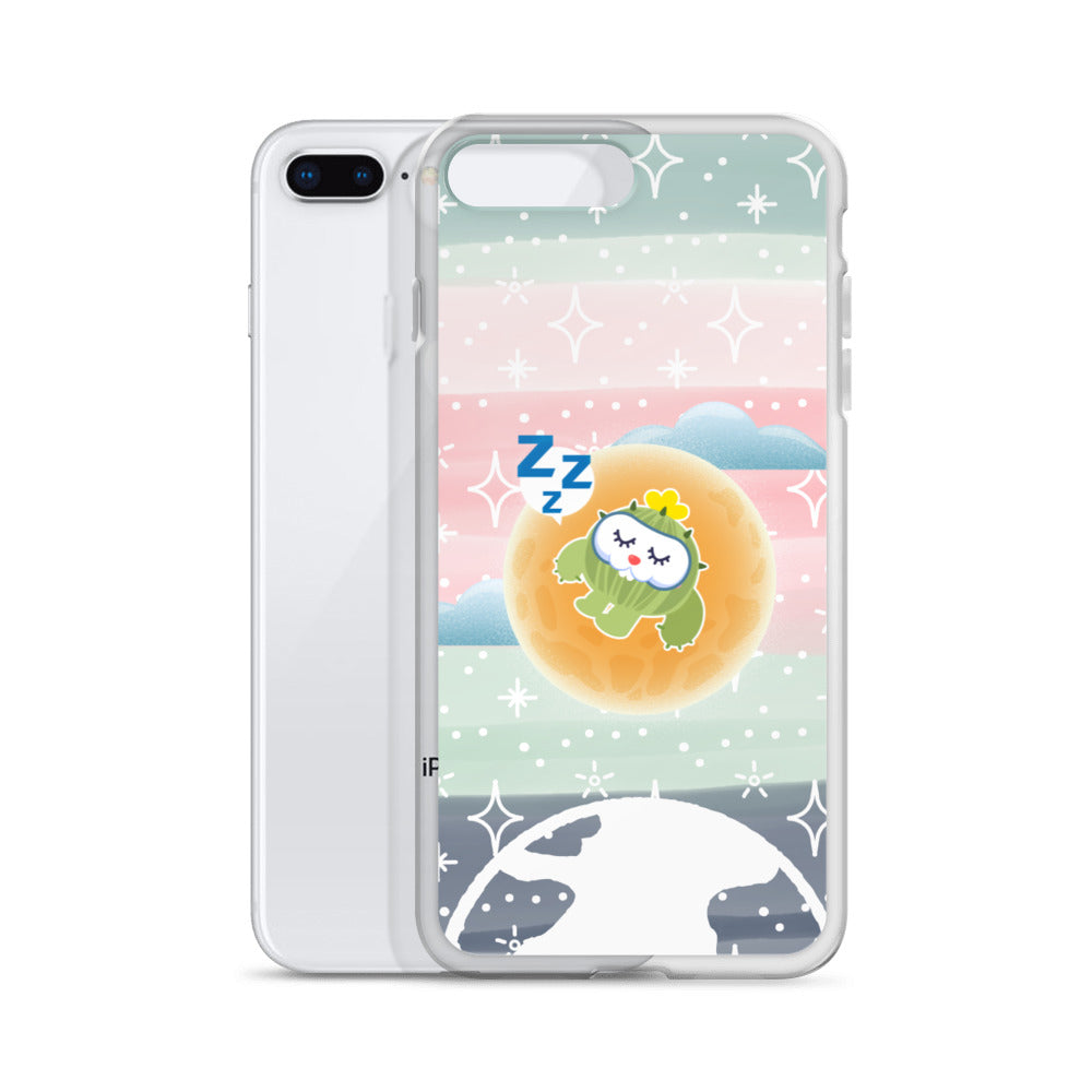 【iPhone】Sleeping on The Moon - Phone Clear Case