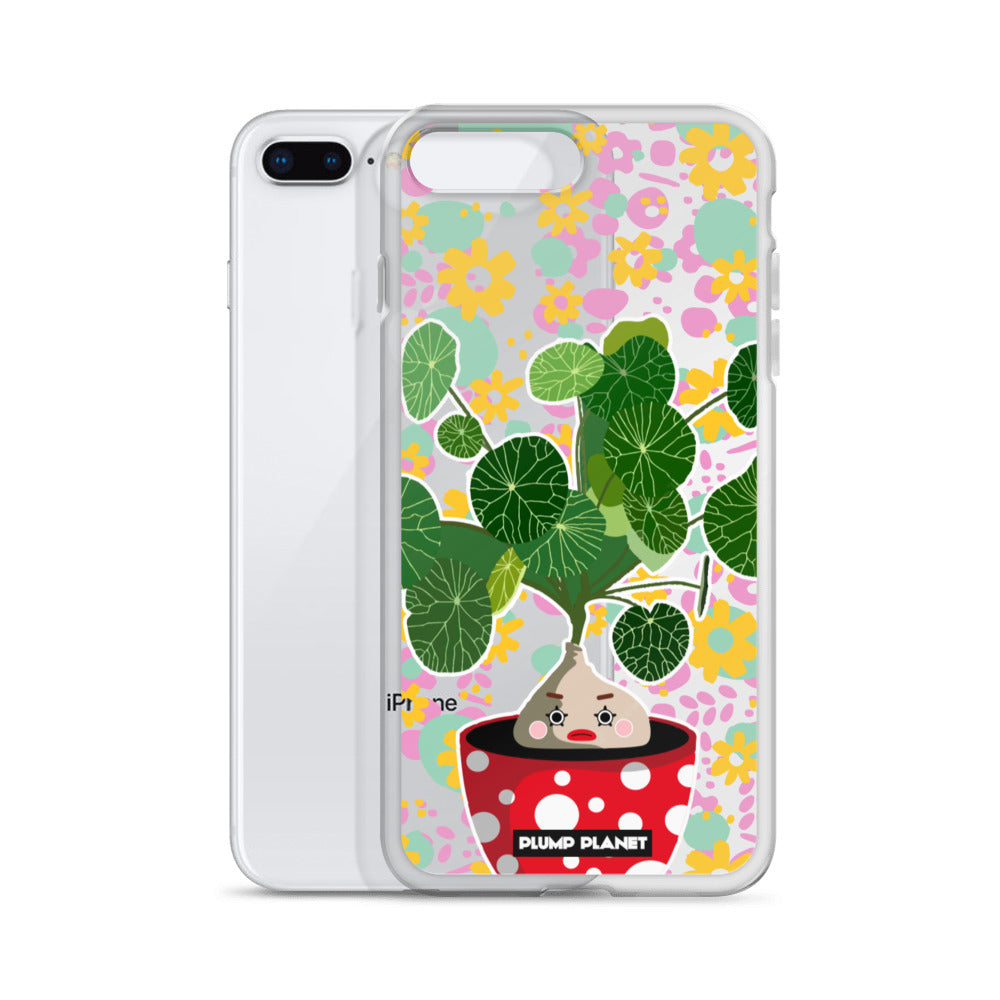 【iPhone】Colorful Forest Pot Plant - Phone Clear Case