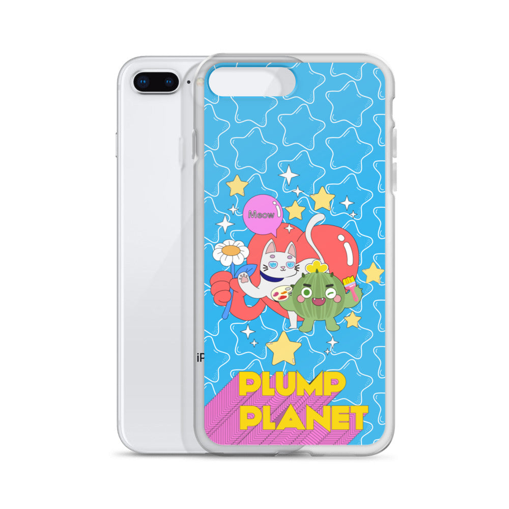 【iPhone】Cactus Press B to Meow - Phone Clear Case