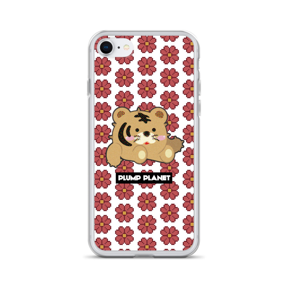 【iPhone】Pixel Cactus Tiger - Phone Clear Case