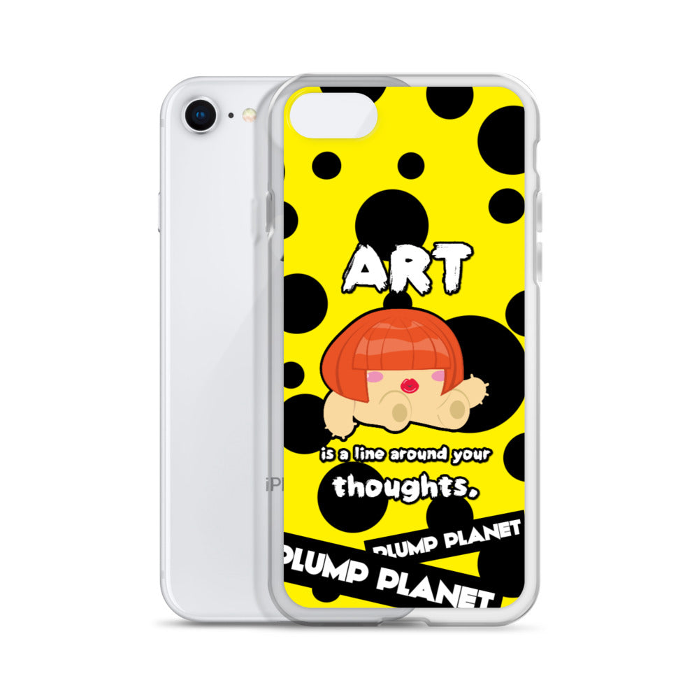 【iPhone】ART is a line around your thoughts  - Phone Clear Case