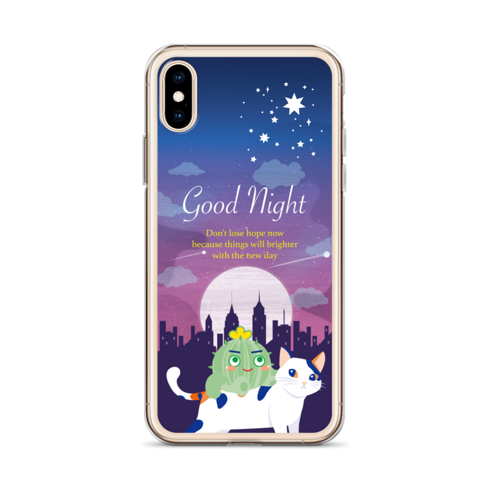 【iPhone】Good Night - Phone Clear Case