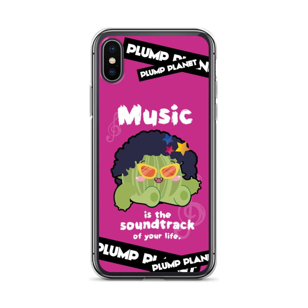 【iPhone】Music is the soundtrack of Life  - Phone Clear Case
