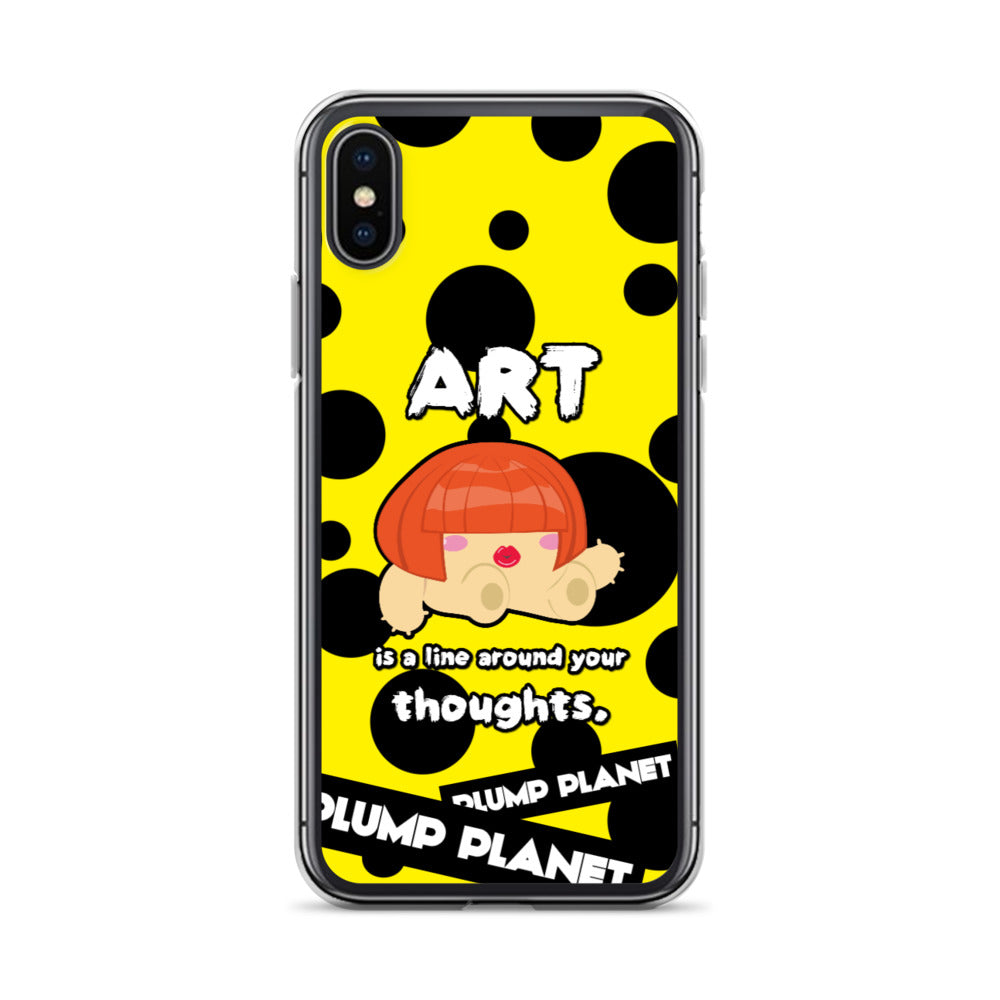 【iPhone】ART is a line around your thoughts  - Phone Clear Case