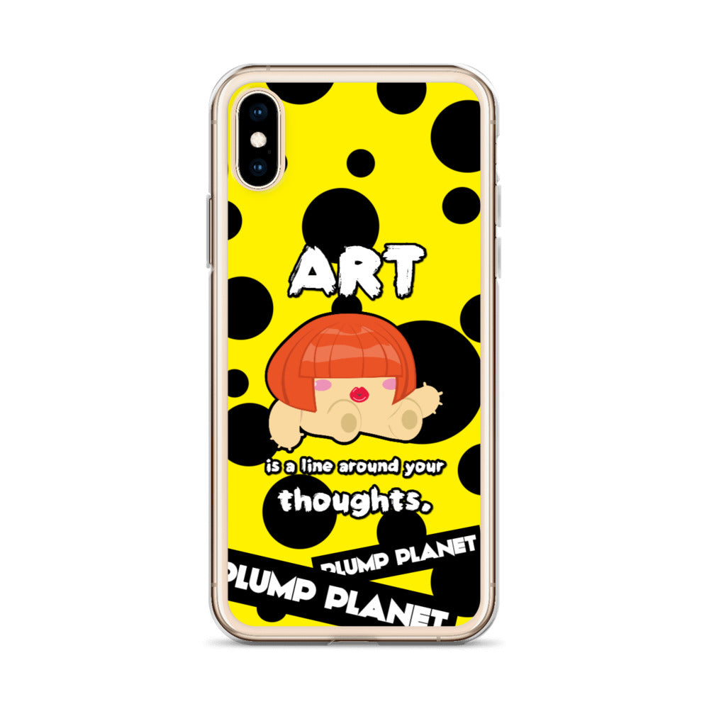 【iPhone】ART is a line around your thoughts  - Phone Clear Case