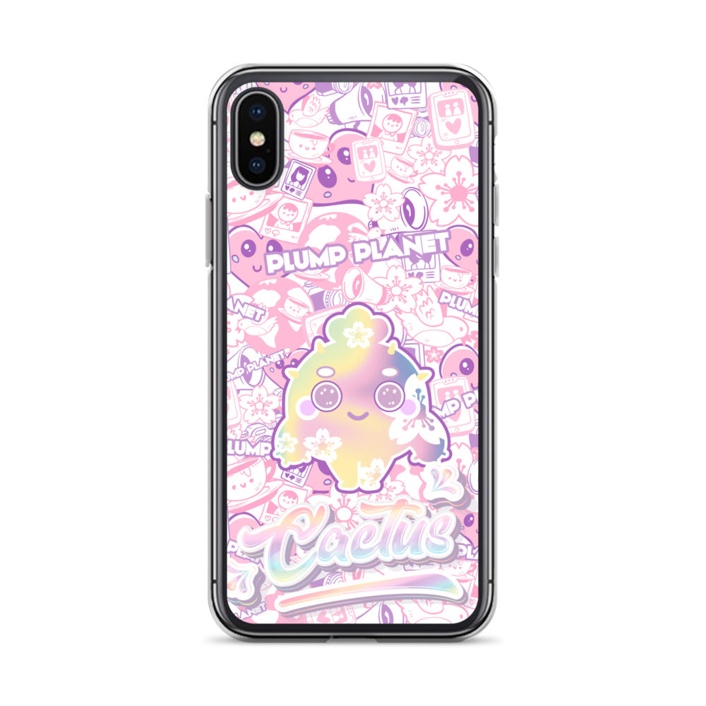 【iPhone】Sakura Pink Cactus - Phone Clear Case