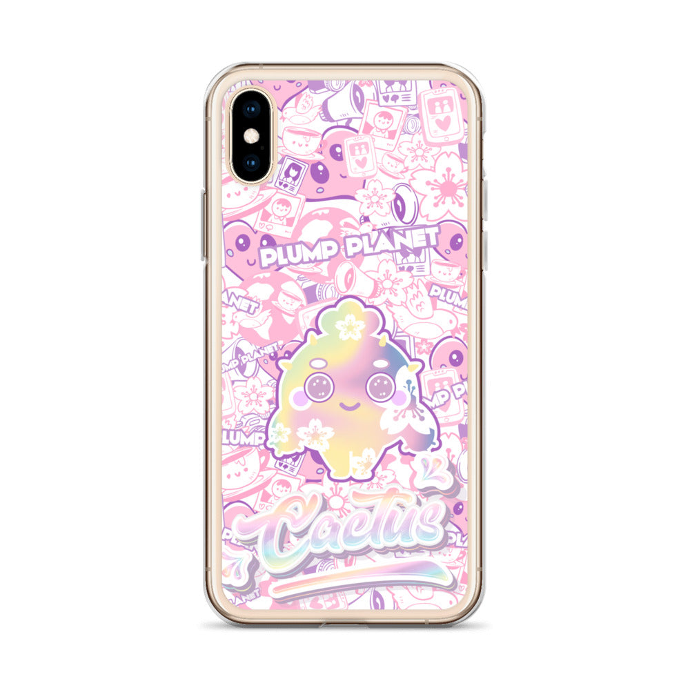 【iPhone】Sakura Pink Cactus - Phone Clear Case