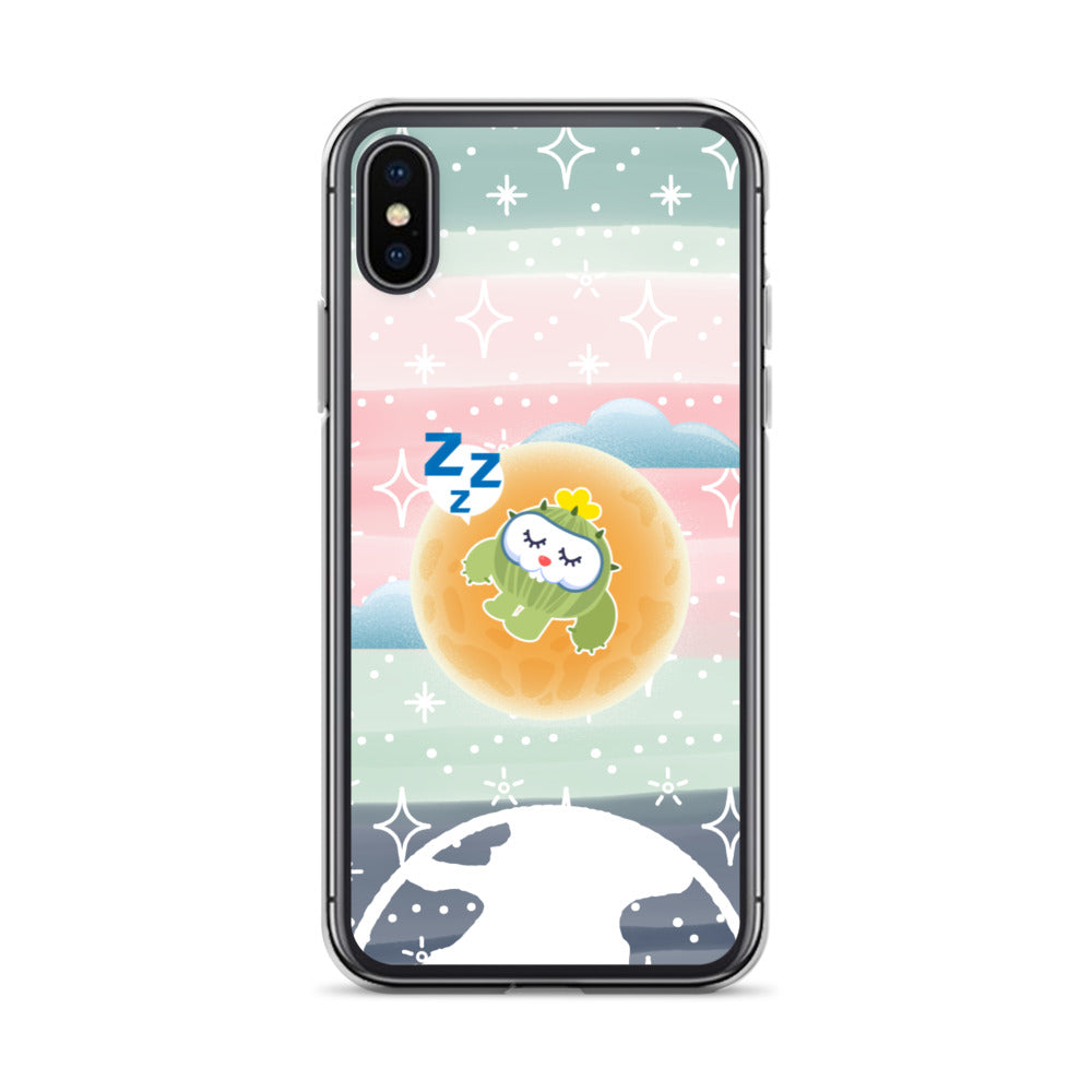 【iPhone】Sleeping on The Moon - Phone Clear Case