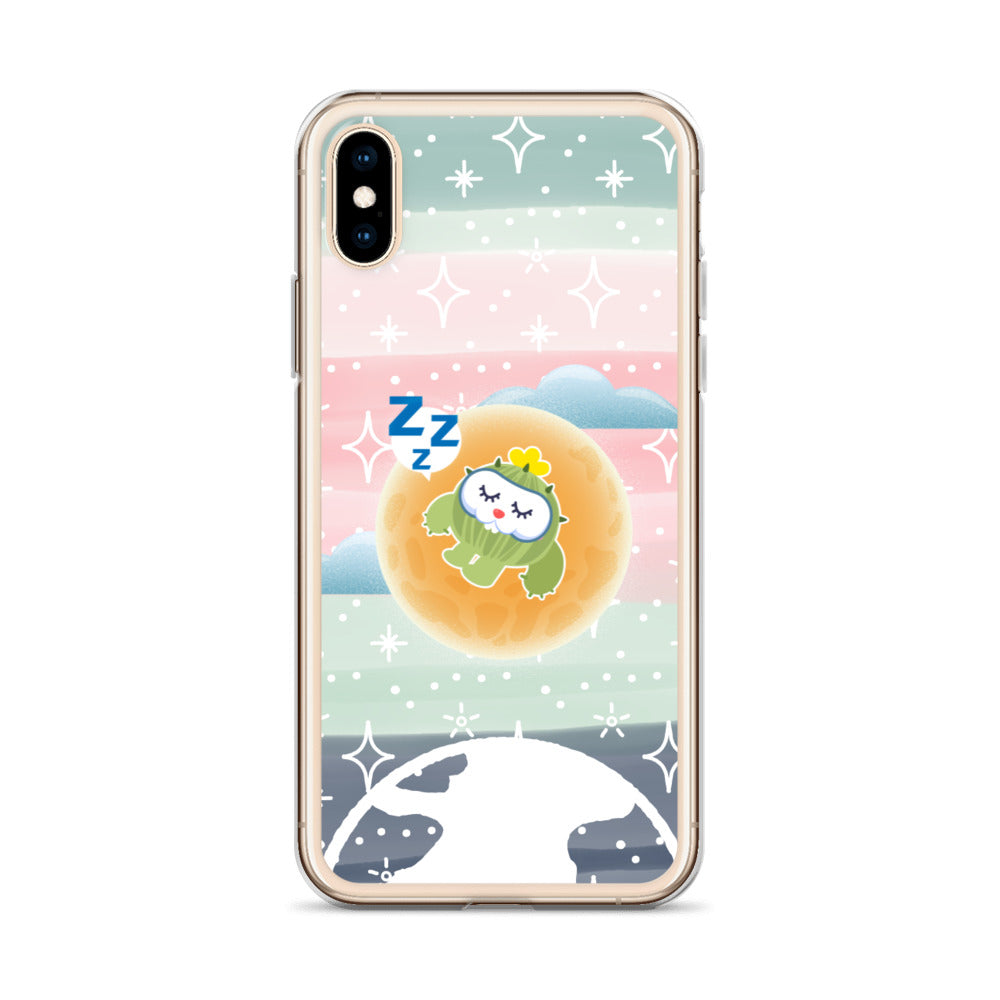 【iPhone】Sleeping on The Moon - Phone Clear Case