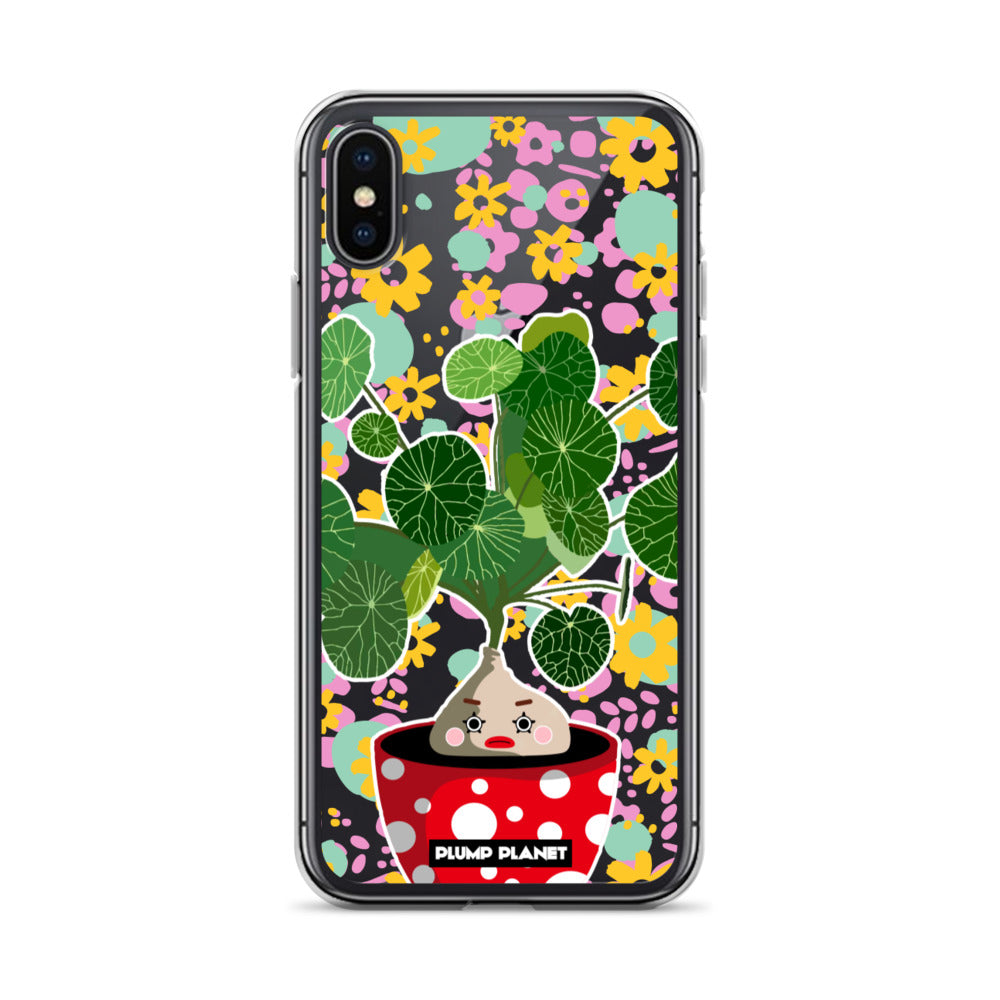 【iPhone】Colorful Forest Pot Plant - Phone Clear Case