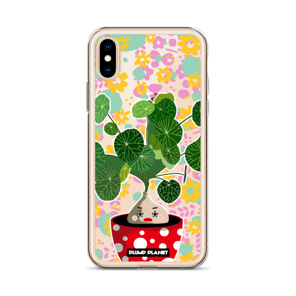 【iPhone】Colorful Forest Pot Plant - Phone Clear Case