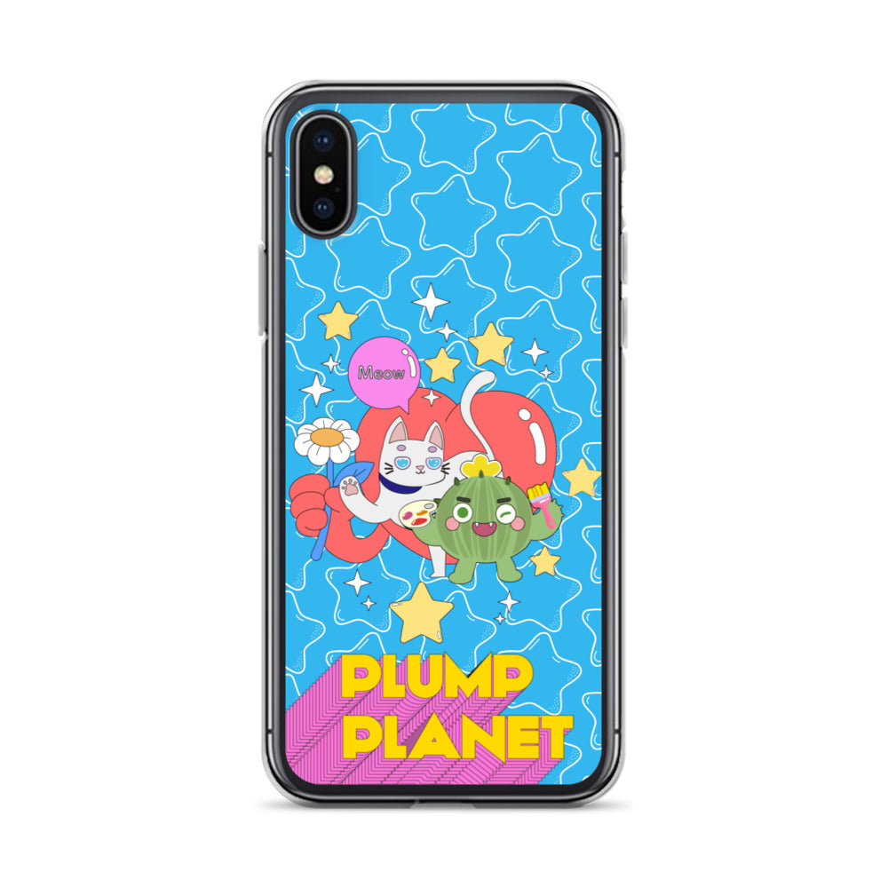 【iPhone】Cactus Press B to Meow - Phone Clear Case