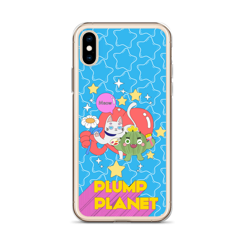 【iPhone】Cactus Press B to Meow - Phone Clear Case