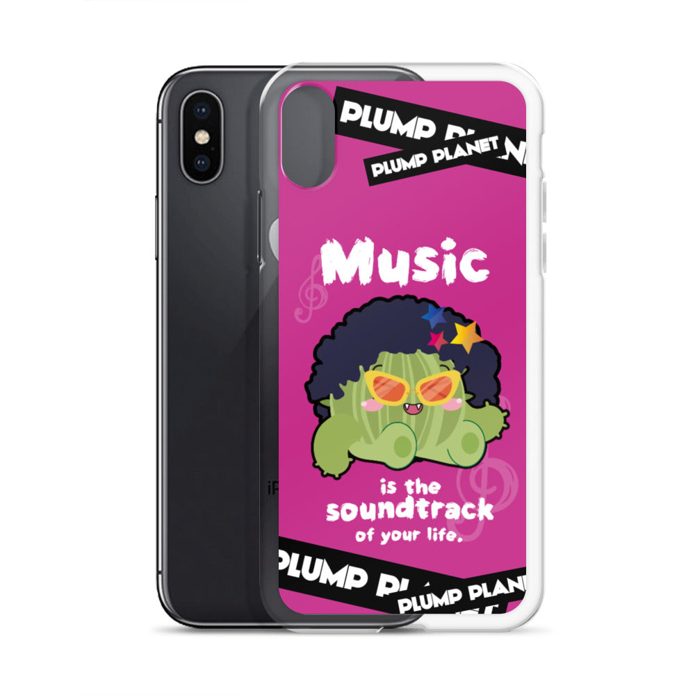 【iPhone】Music is the soundtrack of Life  - Phone Clear Case
