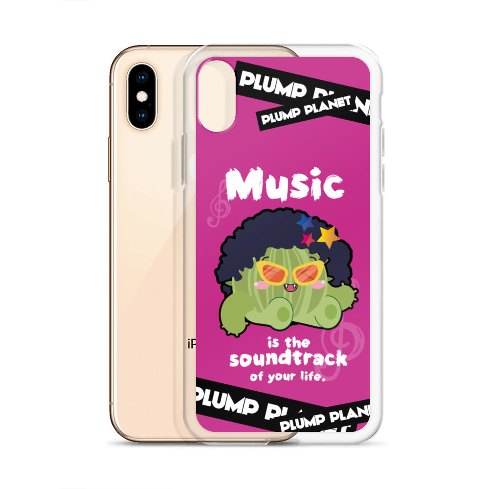 【iPhone】Music is the soundtrack of Life  - Phone Clear Case