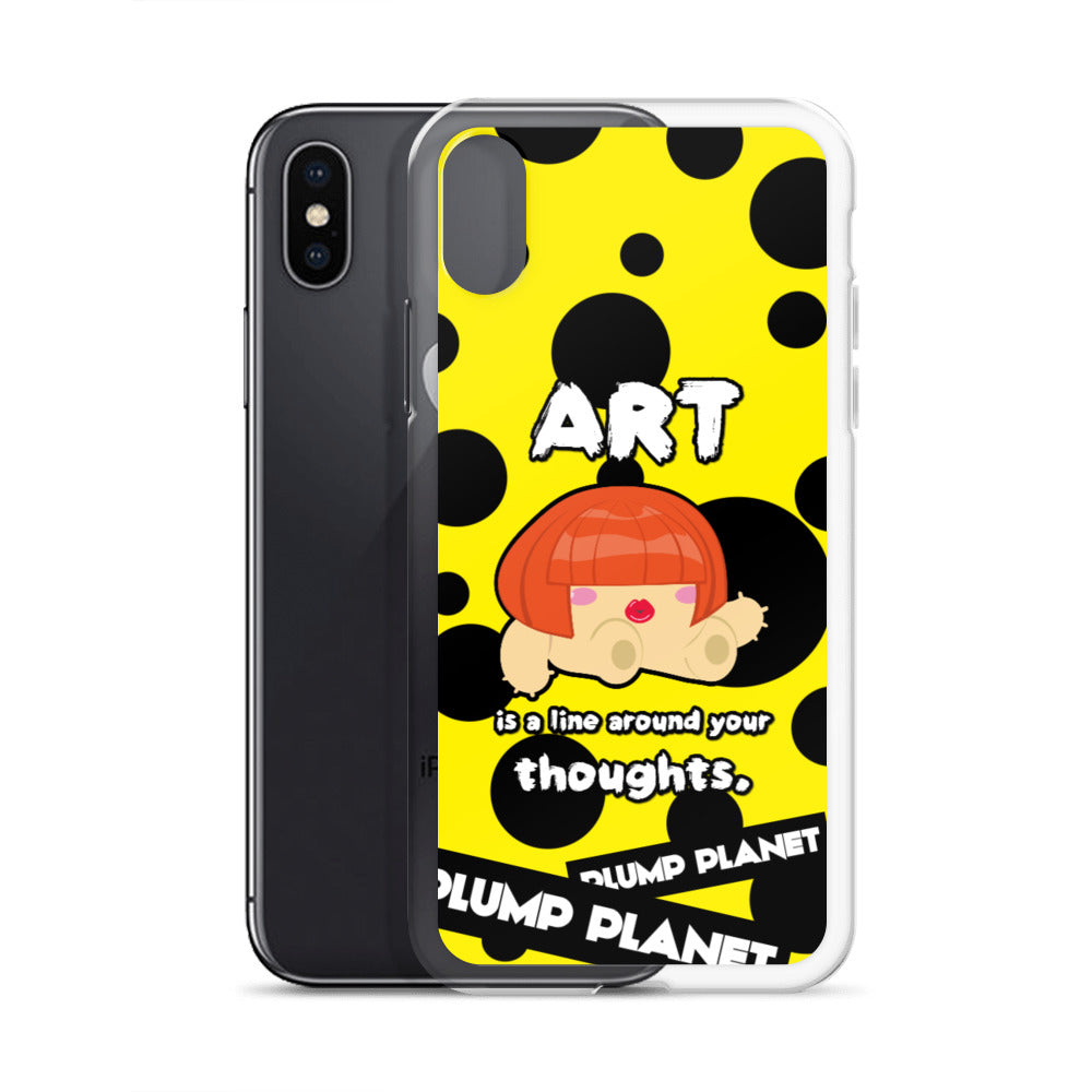 【iPhone】ART is a line around your thoughts  - Phone Clear Case