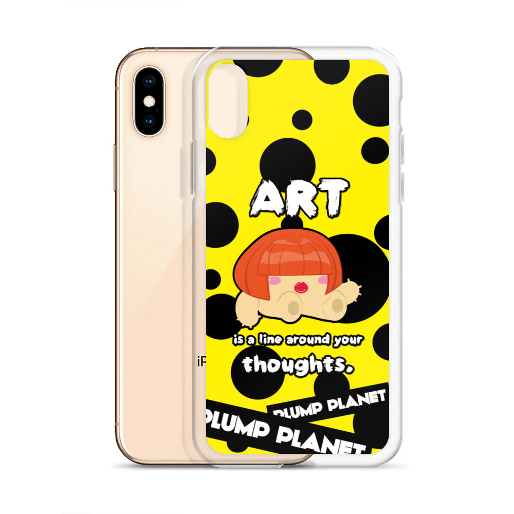 【iPhone】ART is a line around your thoughts  - Phone Clear Case