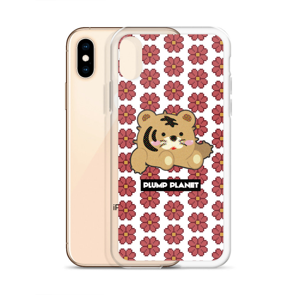 【iPhone】Pixel Cactus Tiger - Phone Clear Case