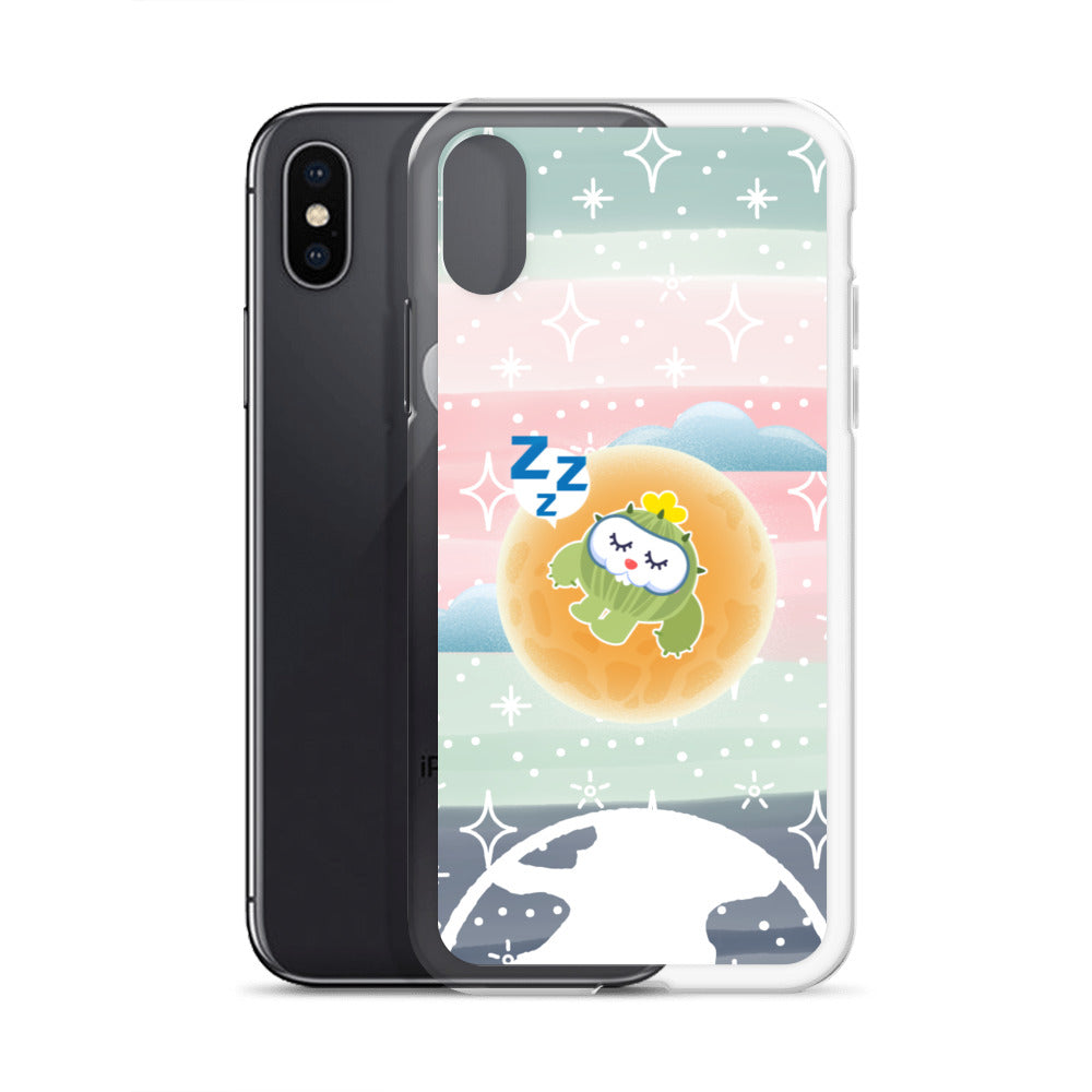 【iPhone】Sleeping on The Moon - Phone Clear Case