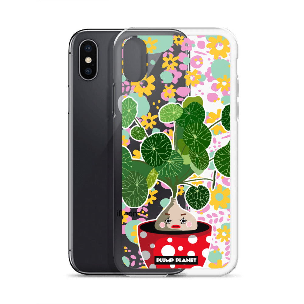【iPhone】Colorful Forest Pot Plant - Phone Clear Case