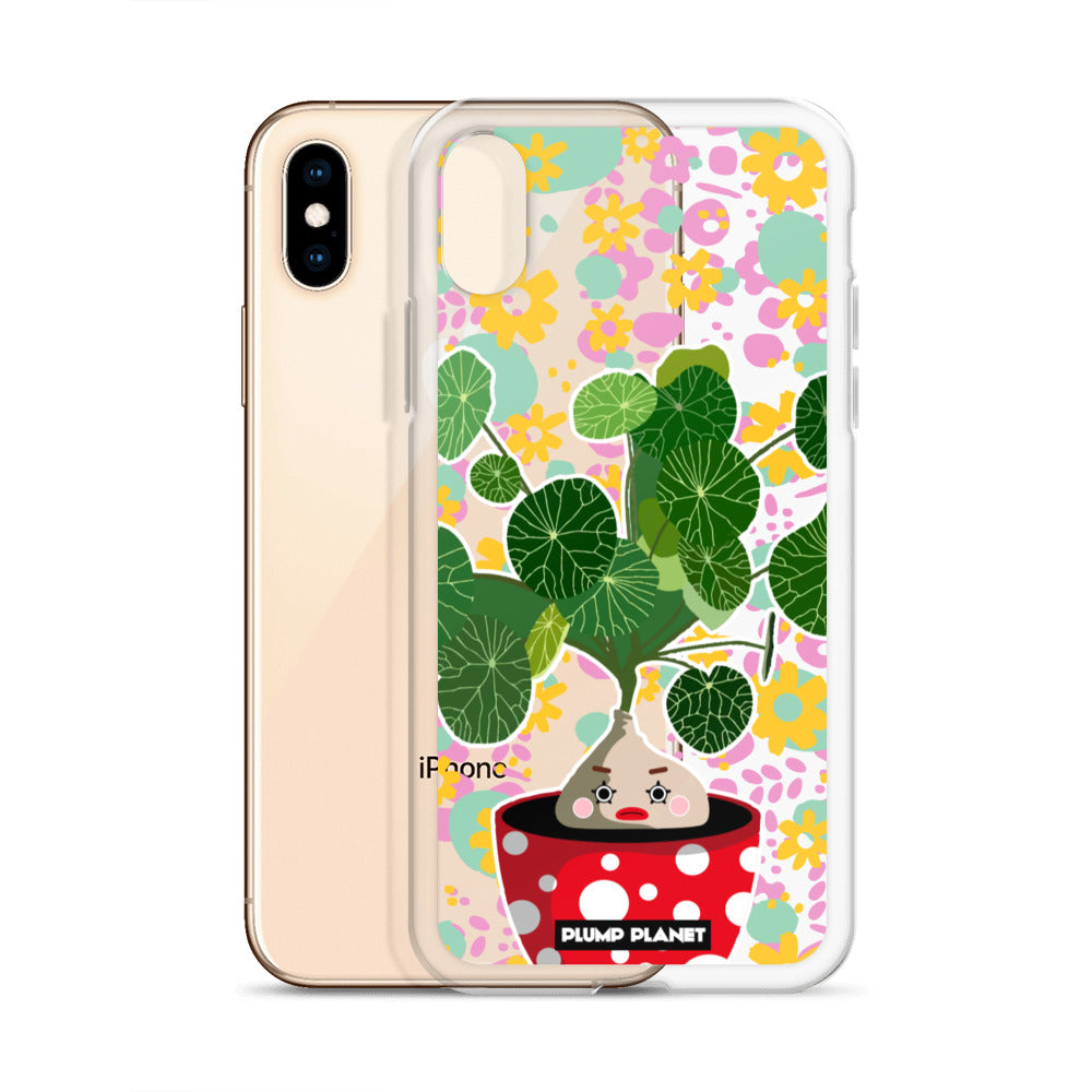 【iPhone】Colorful Forest Pot Plant - Phone Clear Case