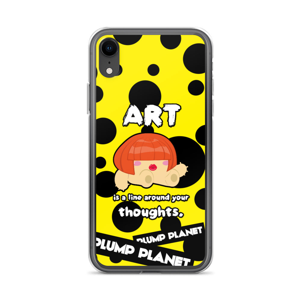 【iPhone】ART is a line around your thoughts  - Phone Clear Case