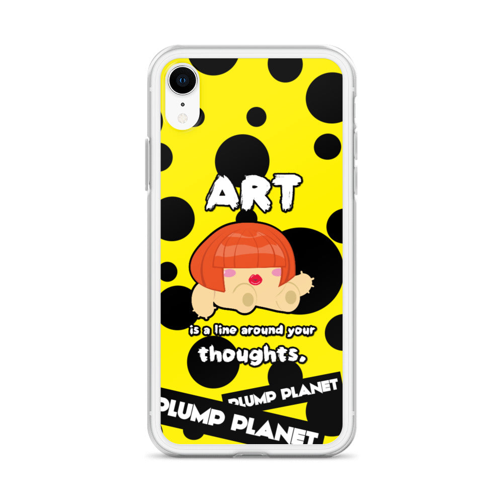 【iPhone】ART is a line around your thoughts  - Phone Clear Case