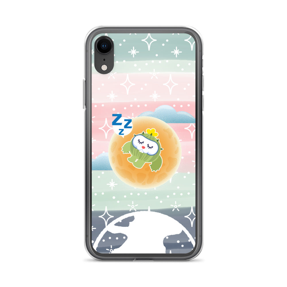 【iPhone】Sleeping on The Moon - Phone Clear Case
